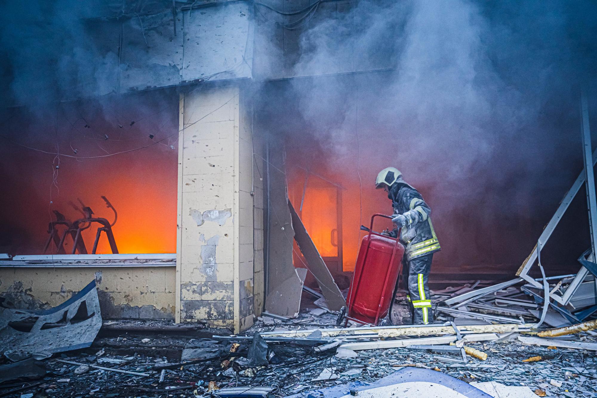 Обстрел киевской телевышки, где погибли пять человек: появились фото с места преступления Путина